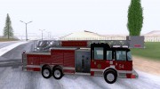 Pierce Tower Ladder 54 Chicago Fire Department для GTA San Andreas миниатюра 5