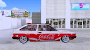 Volkswagen Gol Coca-Cola para GTA San Andreas miniatura 5