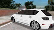 Mazda 3 для GTA Vice City миниатюра 3