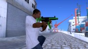 Green MP5 for GTA San Andreas miniature 2