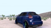 Nissan Juke Lowrider для GTA San Andreas миниатюра 2