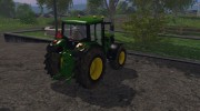John Deere 6170M для Farming Simulator 2015 миниатюра 3