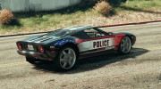Ford GT Police Car для GTA 5 миниатюра 3