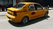 Dacia Logan Facelift Taxi for GTA 4 miniature 5