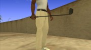 Клюшка для гольфа (SH DP) для GTA San Andreas миниатюра 1