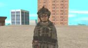 Скин солдата из Cod MW 2 для GTA San Andreas миниатюра 1