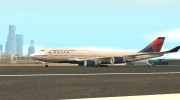Boeing 747-400 Delta Airlines для GTA San Andreas миниатюра 1