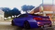 BMW M6 F13 Akrapovic для GTA San Andreas миниатюра 3