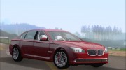 BMW 7 Series F02 2012 для GTA San Andreas миниатюра 8