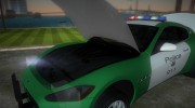Maserati GranTurismo Police for GTA Vice City miniature 5