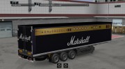 Marshall Amplifier Trailer для Euro Truck Simulator 2 миниатюра 1