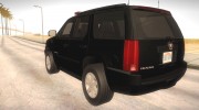 Cadillac Escalade FBI 2011 para GTA San Andreas miniatura 2