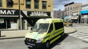 Mercedes-Benz Sprinter PK731 Ambulance для GTA 4 миниатюра 1