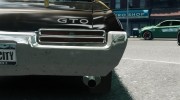 Pontiac GTO Judge для GTA 4 миниатюра 14
