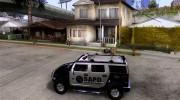 AMG H2 HUMMER SUV SAPD Police para GTA San Andreas miniatura 2
