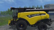 New Holland CR 90.75 Yellow Bull для Farming Simulator 2015 миниатюра 3