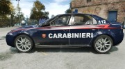 Alfa Romeo 159 Carabinieri para GTA 4 miniatura 2