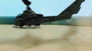 AH 1W Super Cobra Gunship для GTA San Andreas миниатюра 2
