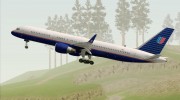 Boeing 757-200 United Airlines para GTA San Andreas miniatura 16