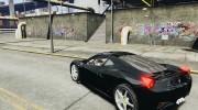 Ferrari 458 Italia 2010 для GTA 4 миниатюра 3