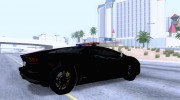 Lamborghini Aventador LP700-4 Police para GTA San Andreas miniatura 4