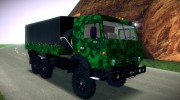 Армейский КАМАЗ 4310 для GTA San Andreas миниатюра 6
