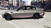 BMW M5 F10 2012 M Stripes for GTA 4 miniature 2