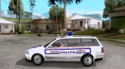 VW Passat B5+ Variant Politia Romana para GTA San Andreas miniatura 2
