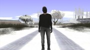 Skin GTA Online в чёрной маске para GTA San Andreas miniatura 2