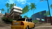 Lada Priora Gold для GTA San Andreas миниатюра 4