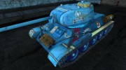 Шкурка для Т-34-85 Ultramarines (по Вархаммеру) для World Of Tanks миниатюра 1