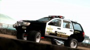 Jeep Grand Cherokee 1999 Sheriff para GTA San Andreas miniatura 3