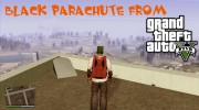 Чёрный парашют из GTA 5 v 2.2 для GTA San Andreas миниатюра 6