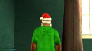 Маска Бухого Деда Мороза v2 (Christmas 2016) для GTA San Andreas миниатюра 2