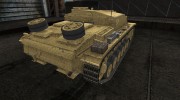 Шкурка для StuG III Desert camo для World Of Tanks миниатюра 4