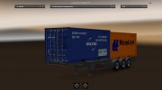 Trailer Pack Container V1.22 для Euro Truck Simulator 2 миниатюра 1