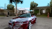Alfa Romeo Spyder для GTA San Andreas миниатюра 1