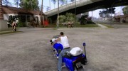 Мотоцикл российской милиции для GTA San Andreas миниатюра 3