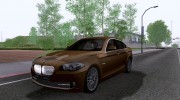 BMW 550i 2012 для GTA San Andreas миниатюра 1