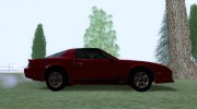 1986 Chevrolet Camaro Z28 Targa Top для GTA San Andreas миниатюра 5