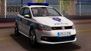 Volkswagen Polo GTI BIH Police Car для GTA San Andreas миниатюра 12