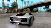 Lamborghini Aventador LP700-4 для GTA San Andreas миниатюра 4