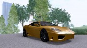 Ferrari 360 Modena V12 TT Black Revel para GTA San Andreas miniatura 5