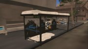 Winter Bustop для GTA San Andreas миниатюра 1