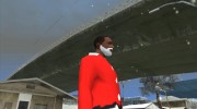 Белая борода Санты Клауса для GTA San Andreas миниатюра 3