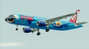 Airbus A320-200 TAM Airlines - Rio movie livery (PT-MZN) для GTA San Andreas миниатюра 22