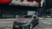 Mercedes Benz CLS 63 AMG 2012 для GTA 4 миниатюра 1