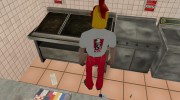 Продавец из KFC para GTA San Andreas miniatura 3