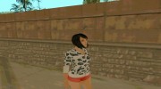Красивая девушка v2 для GTA San Andreas миниатюра 2