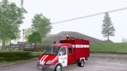 ГАЗ 33023 Пожарная для GTA San Andreas миниатюра 1